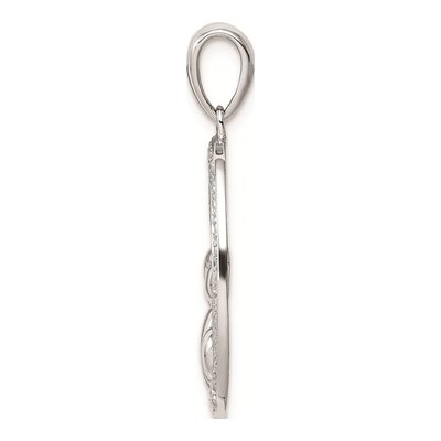 Sterling Silver Diamond Mother Child Pendant – view 3