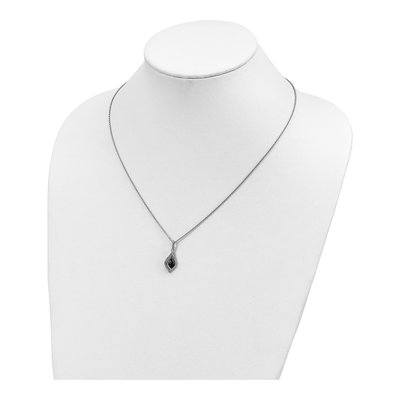 Sterling Silver 0.22 ct tw Diamond Pendant Necklace – view 4