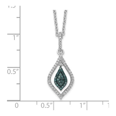 Sterling Silver 0.22 ct tw Diamond Pendant Necklace – view 5