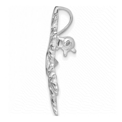 Sterling Silver CZ Snowflake Pin – view 2