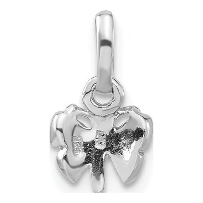 Sterling Silver Girls' Enamel Butterfly Pendant – view 4