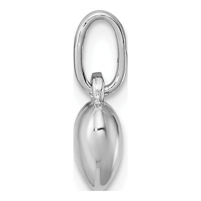 Sterling Silver Girls' Heart Pendant – view 3
