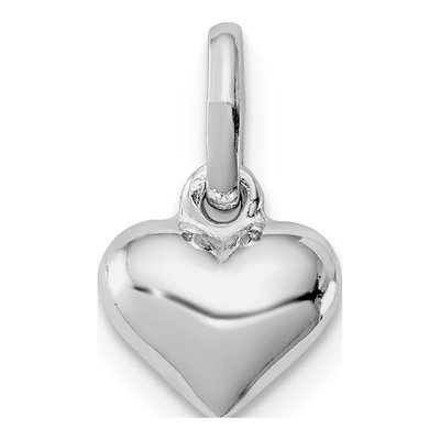 Sterling Silver Girls' Heart Pendant – view 5