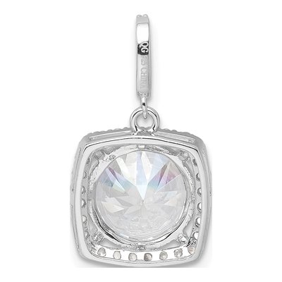 Sterling Silver CZ Pendant – view 5