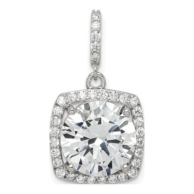 Sterling Silver CZ Pendant