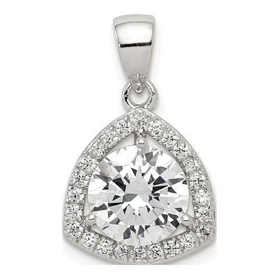 Sterling Silver CZ Pendant