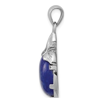 Sterling Silver Lapis Lazuli Pendant – view 3