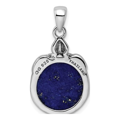 Sterling Silver Lapis Lazuli Pendant – view 5