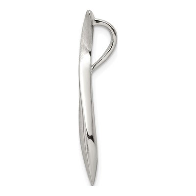 Sterling Silver Twisted Slide Pendant – view 3