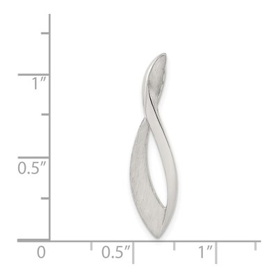 Sterling Silver Twisted Slide Pendant – view 4