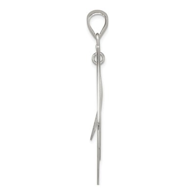 Sterling Silver Teardrop Pendant – view 3