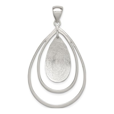 Sterling Silver Teardrop Pendant