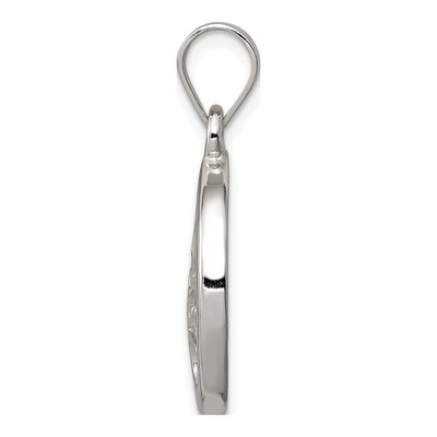 Sterling Silver Round Tree Pendant – view 3