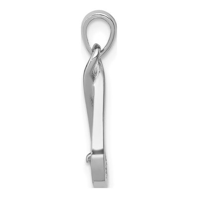 Sterling Silver CZ Pendant – view 3