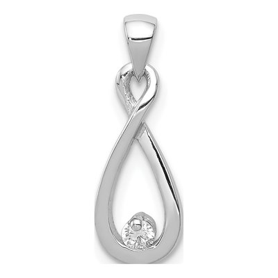 Sterling Silver CZ Pendant