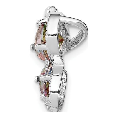 Sterling Silver CZ Mystic Butterfly Pendant – view 3