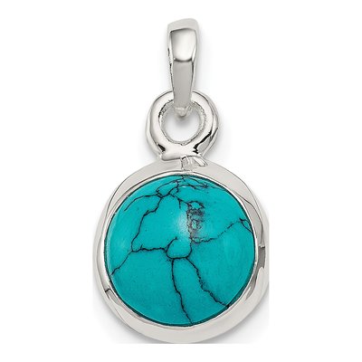 Sterling Silver Turquoise Pendant