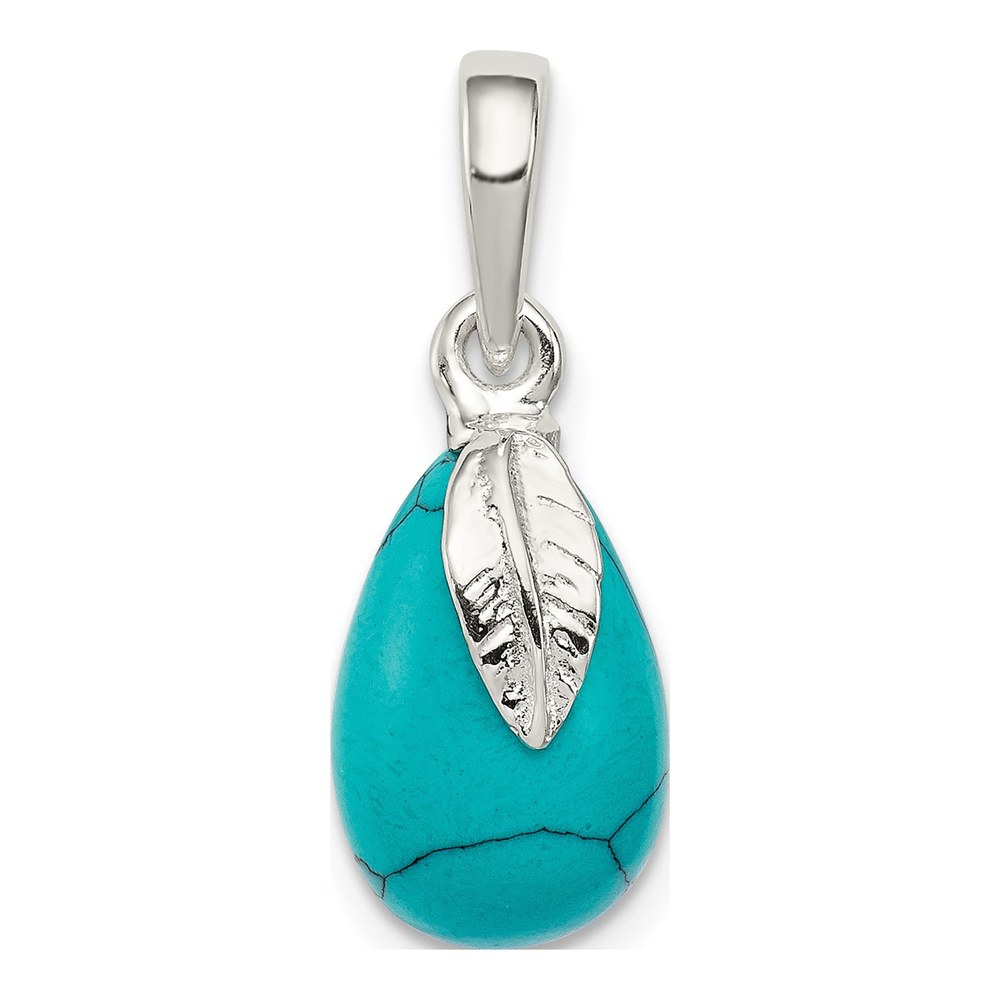 Sterling Silver Turquoise Pendant