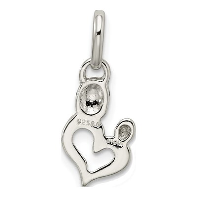 Sterling Silver Heart Pendant – view 5