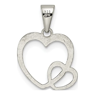 Sterling Silver Hearts Pendant – view 5