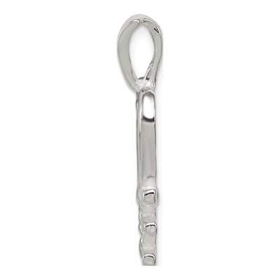 Sterling Silver Heart Slide Pendant – view 3