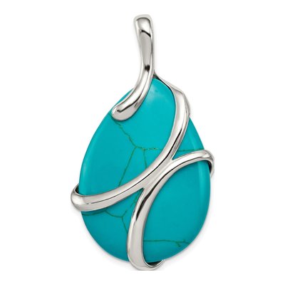Sterling Silver Turquoise Pendant