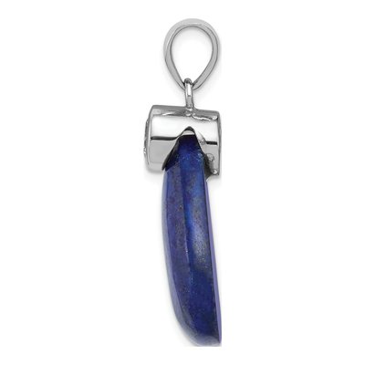 Sterling Silver CZ Lazuli Pendant – view 3