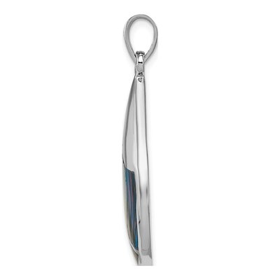 Sterling Silver Abalone Pendant – view 2