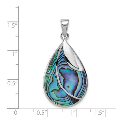 Sterling Silver Abalone Pendant – view 3