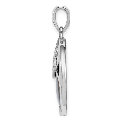Sterling Silver Abalone Pendant – view 2