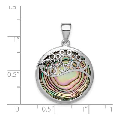 Sterling Silver Abalone Pendant – view 3