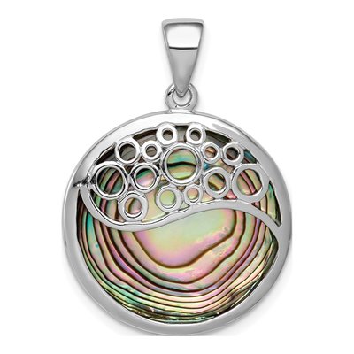 Sterling Silver Abalone Pendant
