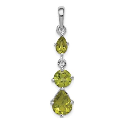 Sterling Silver Peridot Pendant