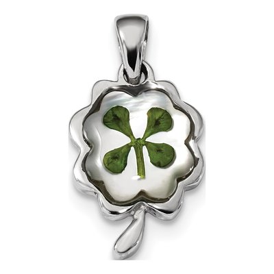 Sterling Silver Clover Leaf Pendant