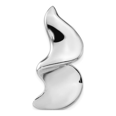 Sterling Silver Ribbon Slide Pendant