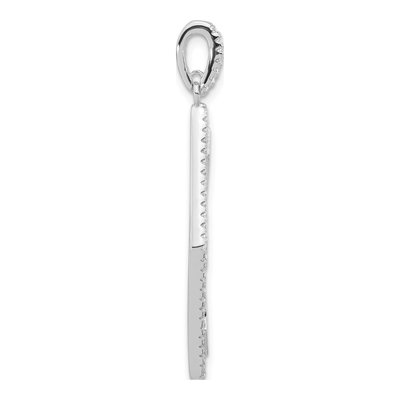 Sterling Silver CZ Fancy Pendant – view 2
