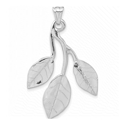 Sterling Silver Leaves Pendant