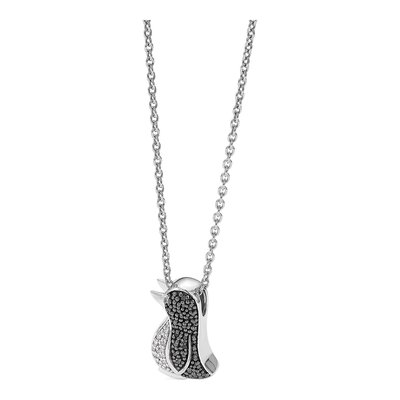 Sterling Silver Lab-Created Opal Flip Flop Slide Pendant – view 6