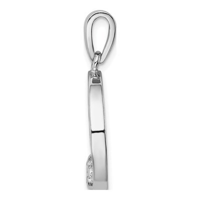 Sterling Silver Lab-Created Opal Starfish Pendant – view 3