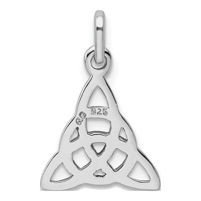 Sterling Silver Trinity Knot Pendant – view 4