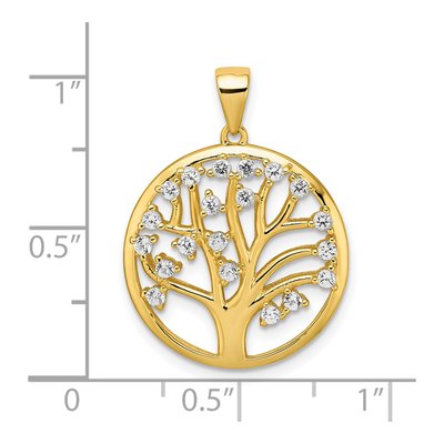 Gold-Plated Sterling Silver Tree of Life Pendant – view 5