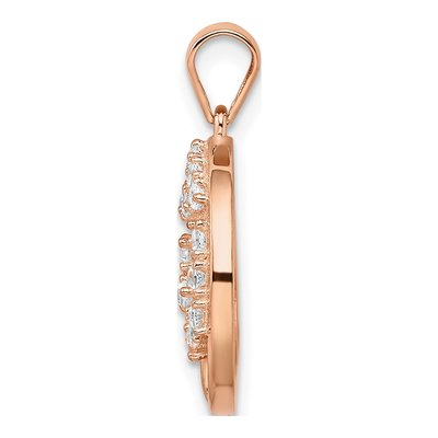 Rose Gold-Plated Sterling Silver Tree of Life Pendant – view 3