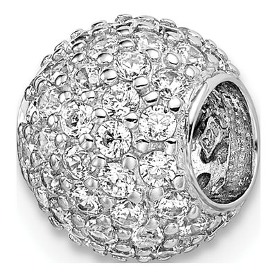 Sterling Silver CZ Pendant – view 4