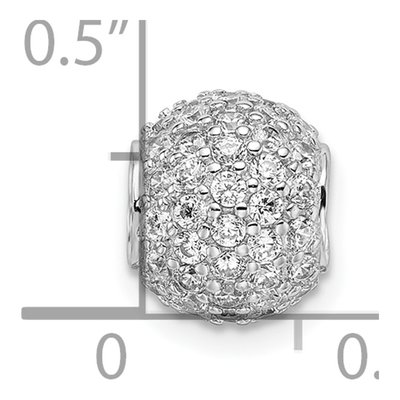 Sterling Silver CZ Pendant – view 5