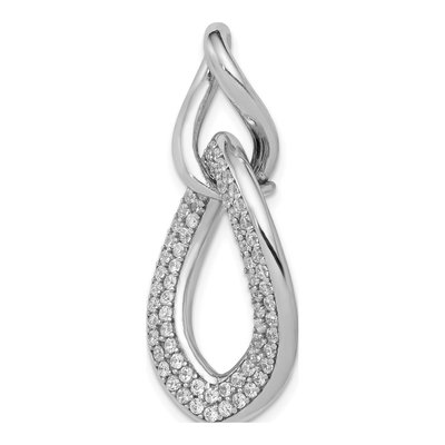 Sterling Silver CZ Pendant – view 2
