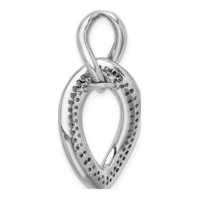 Sterling Silver CZ Pendant – view 4