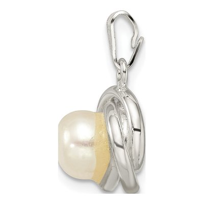 Sterling Silver Freshwater Cultured Pearl Pendant – view 3