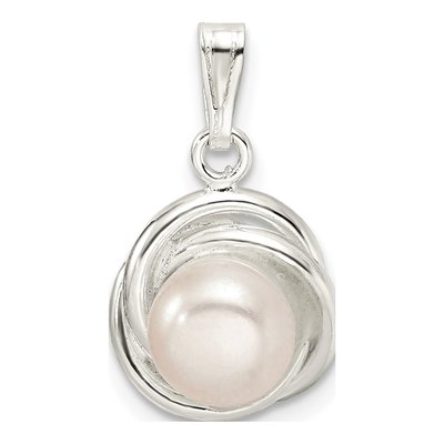 Sterling Silver Freshwater Cultured Pearl Pendant