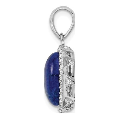Sterling Silver CZ Pendant – view 3