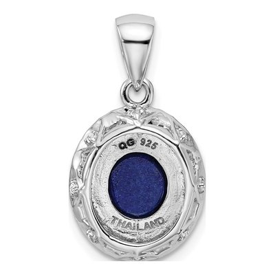 Sterling Silver CZ Pendant – view 4